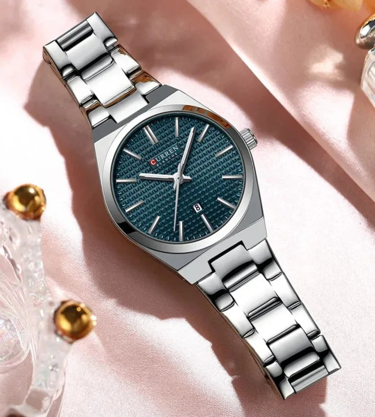 CURREN Couples Stainless Steel Watch